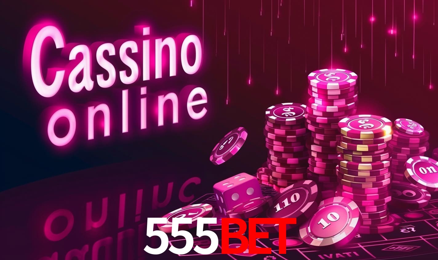 Interface do App 555bet